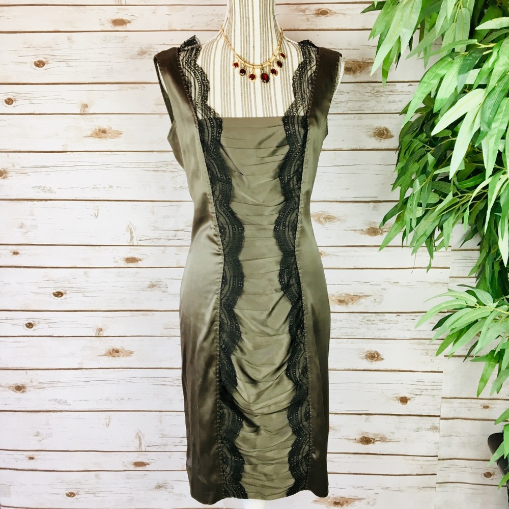 πHPπRoberto Cavalli Lace Silk Dress Size 44 - Picture 2 of 12
